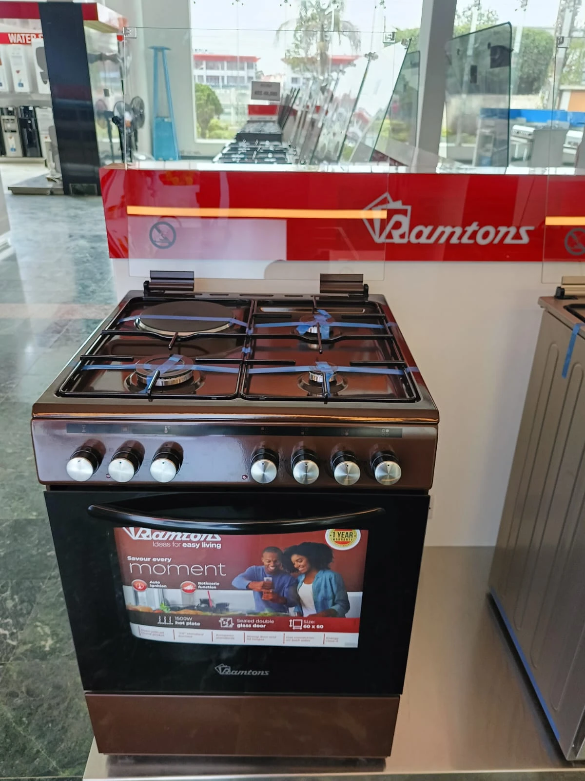 Ramtons 60x60 Executive Standing Cooker with Rotisserie & Electric Oven