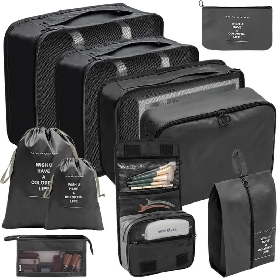The 10-Piece Pro-Traveler Organizer System