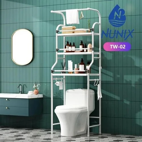 Nunix 3 Layer TW-02 Over the Toilet Storage Rack Organizer
